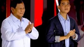 Pasangan Calon Presiden Terpilih, Prabowo Subianto bersama Calon Wakil Presiden, Terpilih Gibran Rakabuming . (Facebook.com/@Prabowo Subianto)