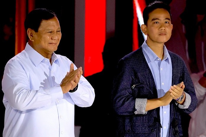 Pasangan Calon Presiden Terpilih, Prabowo Subianto bersama Calon Wakil Presiden, Terpilih Gibran Rakabuming . (Facebook.com/@Prabowo Subianto)