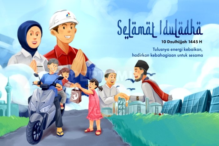 Selamat Hari Raya Iduladha 1445 H. (Dok. Pertamina.com)