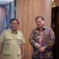 Menko Perekonomian RI Airlangga Hartarto dan Menteri Pertahanan RI sekaligus Presiden terpilih Prabowo Subianto. (Dok. ekon.go.id)