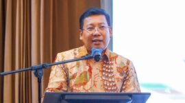 Kepala Badan Pangan Nasional/National Food Agency (NFA) Arief Prasetyo Adi dalam Takshow Hybrid pada Kamis (29/8/2024) di Auditorium Kementerian Pertanian. (Dok. Bapanas)