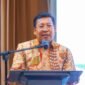 Kepala Badan Pangan Nasional/National Food Agency (NFA) Arief Prasetyo Adi dalam Takshow Hybrid pada Kamis (29/8/2024) di Auditorium Kementerian Pertanian. (Dok. Bapanas)