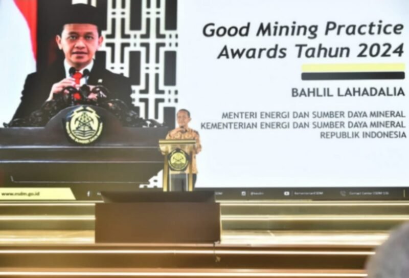 Menteri Energi dan Sumber Daya Mineral (ESDM) Bahlil Lahadalia, saat menghadiri acara Pemberian Penghargaan Prestasi Penerapan Kaidah Teknik Pertambangan Yang Baik Tahun 2024. (Instagram.com/@bahlillahadalia)