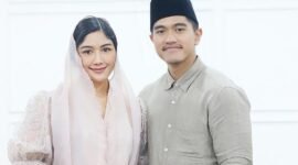 Ketua Umum Partai Solidaritas Indonesia (PSI), Kaesang Pangarep bersama Istri, Erina Gudono. (Instagram.com @
kaesangp)