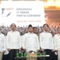 Acara peringatan HUT ke-17 Partai Gerindra yang digelar di Sentul International Convention Center (SICC), Sentul, Bogor. (Dok. Tim Media Prabowo)