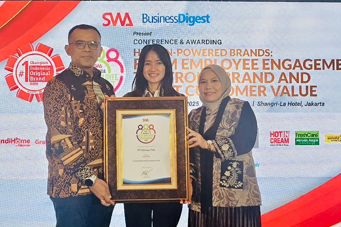 Elnusa raih Very Good di Indonesia Best Employee Engagement 2025 berkat budaya kerja sehat, inovatif, dan adaptif bagi kesejahteraan pekerja. (Dok. Pt Elnusa)