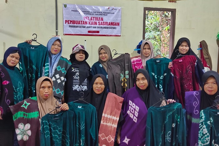 Pertamina EP Tanjung Field menggandeng UMKM Madani di Desa Masukau. (Dok. PT PERTAMINA EP )