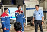 Pimpinan Pertamina Drilling kunjungi Rig PDSI#43.3 di Sembakung, Nunukan, tekankan budaya HSSE . (Dok. Pertamina Drilling)