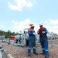 Proses injeksi uap pertama di Lapangan North Duri, bukti nyata inovasi EOR PHE mendukung produksi migas nasional. (Dok. PT Pertamina Hulu Energi)