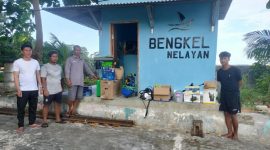 Bengkel docking kapal di Pulau Sabira hadir sebagai solusi bagi nelayan pesisir. (Dok. PHE OSES)

