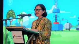 4. Suasana Town Hall Meeting PHI yang digelar hybrid, Jakarta dan Kalimantan. (Dok. PT Pertamina Hulu Indonesia)