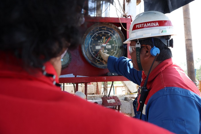 Aktivitas pengeboran Sumur PPS-020 oleh RIG NYT-19 di Muaro Jambi. Operasi selesai 21 hari dengan capaian Zero NPT. (Dok. PT Pertamina EP)