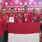 Tim PHR Regional 1 Sumatra menerima Gold Award dan Best Invention Award di Guangzhou. (Dok. Pertamina Hulu Rokan)

