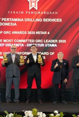 Pertamina Drilling Catat Prestasi di Ajang TOP GRC Awards 2025