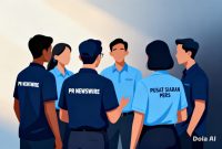 Kolaborasi PR Newswire–PSPI menjadi langkah strategis dalam meningkatkan penyebaran informasi korporasi. (Dok. Kreasi Cici AI)

